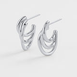 Zafino | London Hoop - Silver