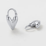 Zafino | Jess Heart Hoop - Silver
