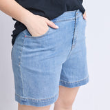 Elm | Birdie Denim Short - Light Blue Wash