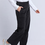 Elm | Cassie Cord Pant - Black