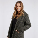 Foxwood | Clementine Coat - Green & Black