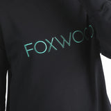 Foxwood | Simplified Metallic Crew - Black