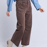 Elm | Delphi Front Pocket Jean - Chocolate