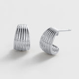 Zafino | Sasha Hoop Small - Silver