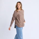 Foxwood | Simplified Crew - Chocolate Brown