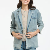 Italian Star | Mohair Pointelle Vest - Panna