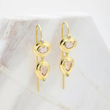 Zafino | Chloe Thread Earring - Morganite