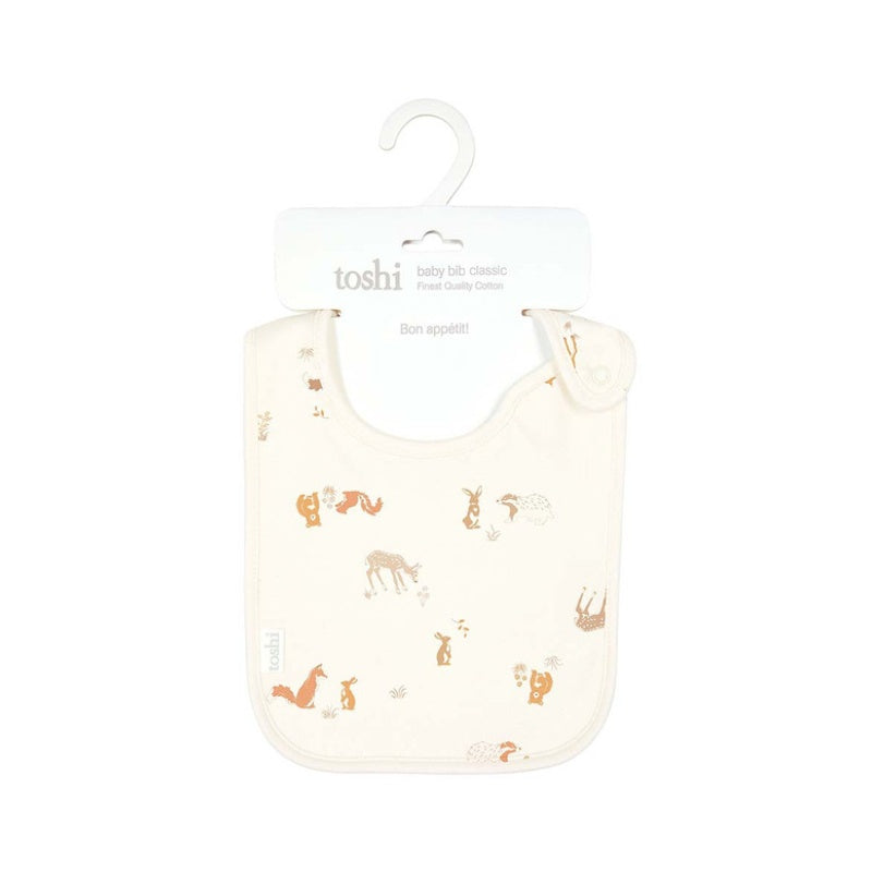 Toshi | Baby Bib Classic - Enchanted Forest Feather