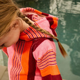 Sage x Clare | June Nudie Hooded Towel - Dahlia