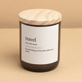 The Commonfolk | Dictionary Candle - Travel