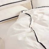 Hommey | Linen Quilt Cover - Meringue