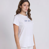 Stella + Gemma | Classic Tee - White Freehand
