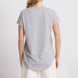 Stella + Gemma | Soho Cuff Crew - Grey Marle