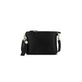 Callie 3 Compartment Crossbody Bag - Black