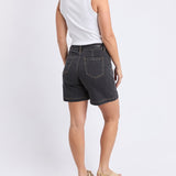 Foxwood | Balmy Short - Washed Black