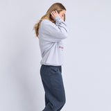 Foxwood | Ski Club Oversized Crew - Grey Marle