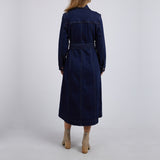 Foxwood | Genevieve Denim Dress - Dark Blue