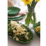 Green Scallop Platter