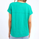 Foxwood | Throw On S/S Tee - Bright Green