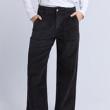 Elm | Cassie Cord Pant - Black