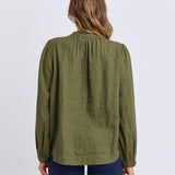 Foxwood | Eleanor Top - Winter Moss