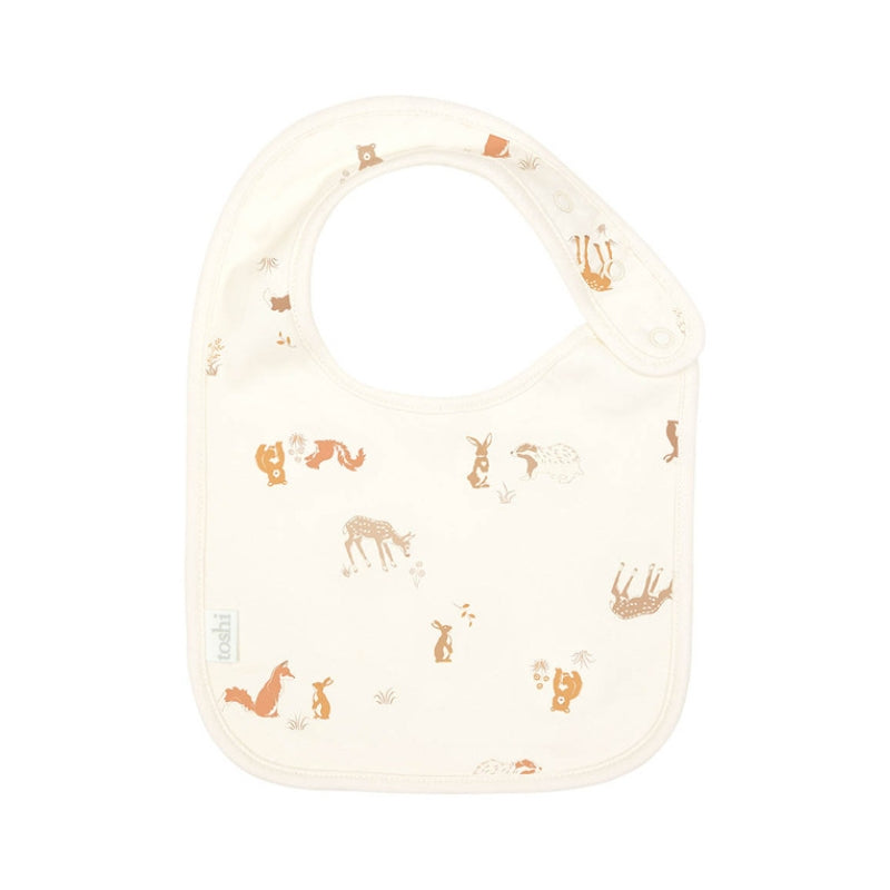 Toshi | Baby Bib Classic - Enchanted Forest Feather