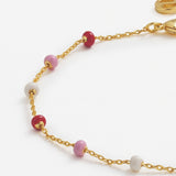 Zafino | Charlotte Bracelet - Gold/Pink