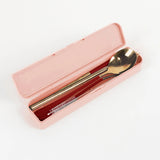 The Somewhere Co | Cutlery Kit - Gold/Burgundy