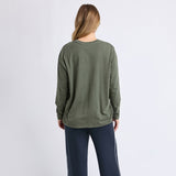 Foxwood | Simplified Long Sleeve Tee - Khaki