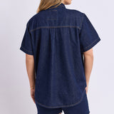 Foxwood | Daisy Short Sleeve Shirt - Indigo Blue