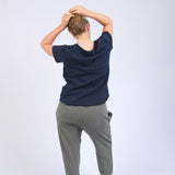 Elm | Pima Vee Tee - Navy