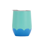 Annabel Trends | Wave Wine Tumbler - Aqua & Blue