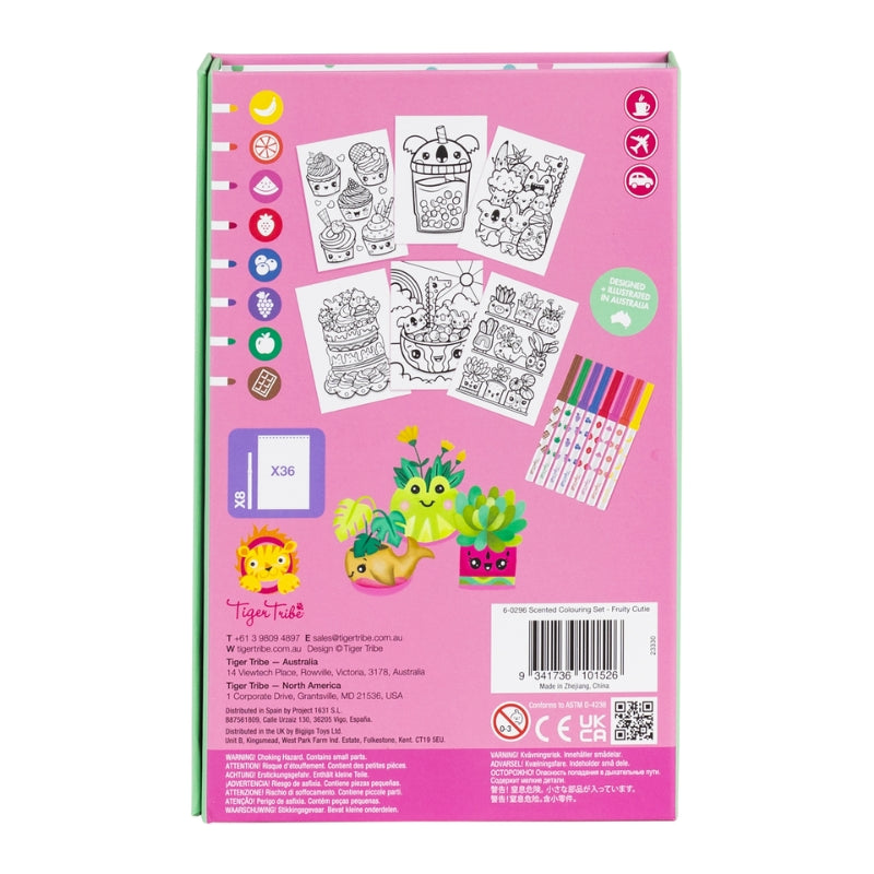 Tiger Tribe | Scented Colouring - Fruity Cutie