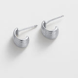 Zafino | Sasha Hoop Small - Silver