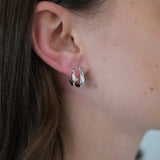 Zafino | Pia Hoop Small - Silver