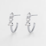 Zafino | Mara Hoop -  Silver