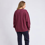 Foxwood | Effortless Contrast Crew - Windsor Wine