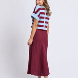Elm | Eleni Skirt - Plum