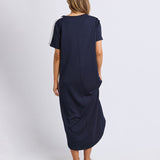 Foxwood | Chicago Dress - Navy/White