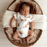 Short Sleeve Bodysuit - Bears