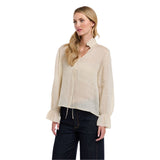 365 Days | Amber Frill Neck Top - Natural