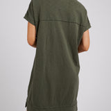 Foxwood | Allison Tee Dress - Khaki