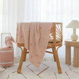 Fox & Fallow | Luxe Knitted Blanket - Dusty Roses