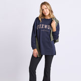 Foxwood | Interval Long Sleeve - Navy/Brown