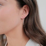 Zafino | Ivy Thread Earring - Silver