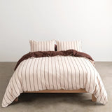 Hommey | Quilt Cover - Vanilla/Mahogany