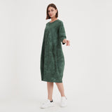 Tirelli | Diagonal Seam Dress - Green