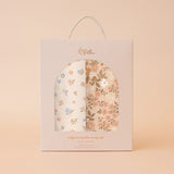 Fox & Fallow | Muslin Wrap Set - Meadow/Sweet Pea