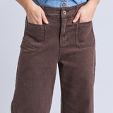 Elm | Delphi Front Pocket Jean - Chocolate