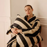 Hommey | Terry Robe - Vanilla Bean Stripes